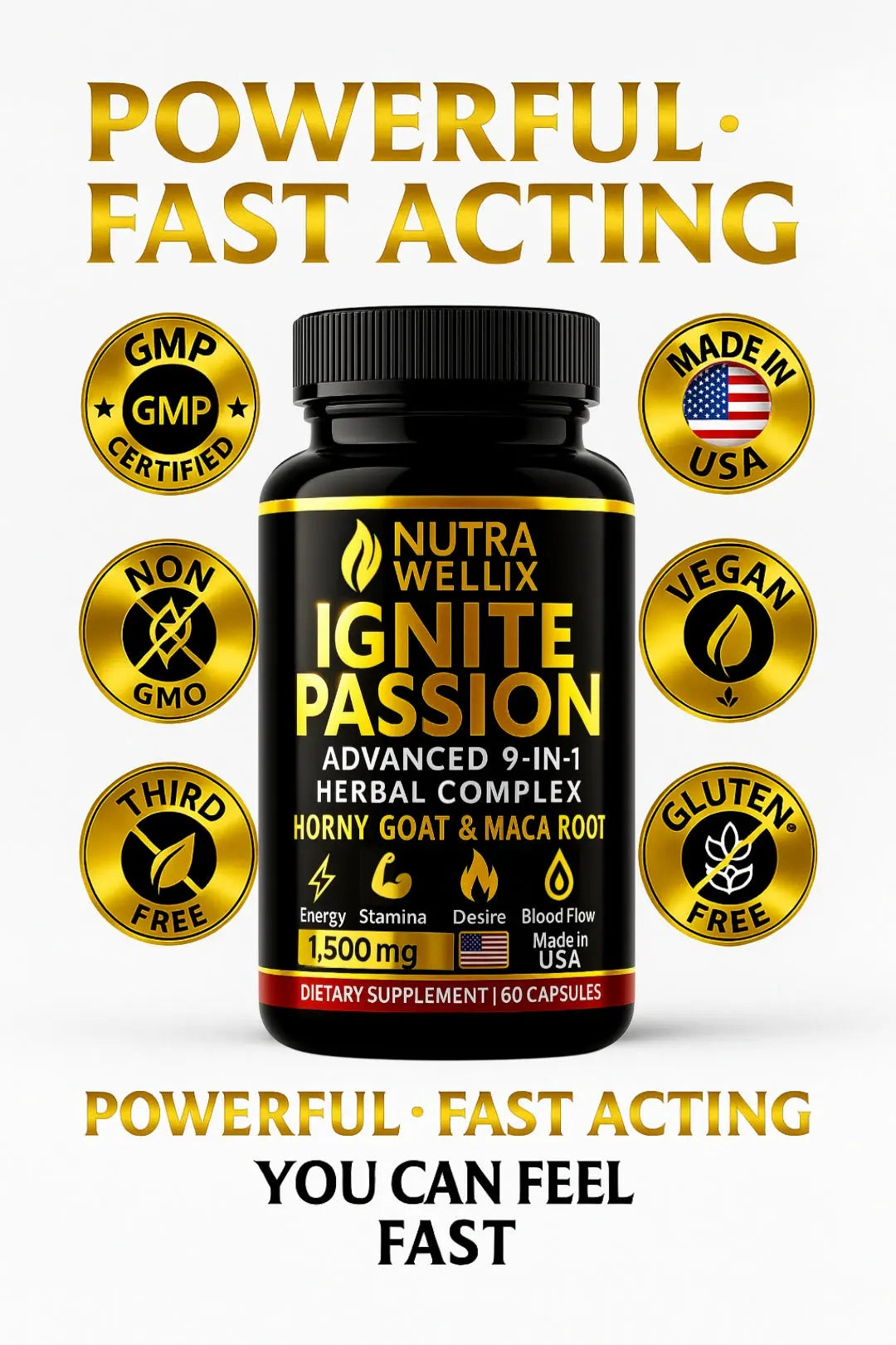Ignite Passion Herbal Complex for Men & Women NutraWellix