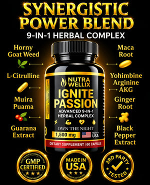 Ignite Passion Herbal Complex – Herbal Energy & Vitality Supplement NutraWellix